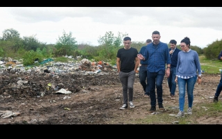 Rincón: comenzaron los trabajos de saneamiento del basural a cielo abierto